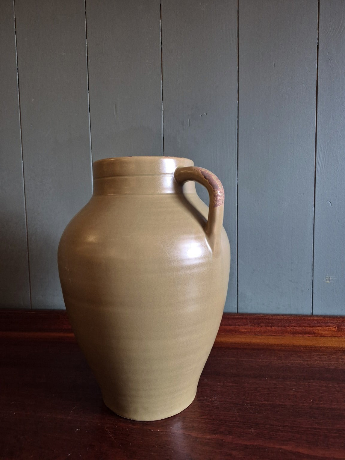 Contemporary Olive Vase