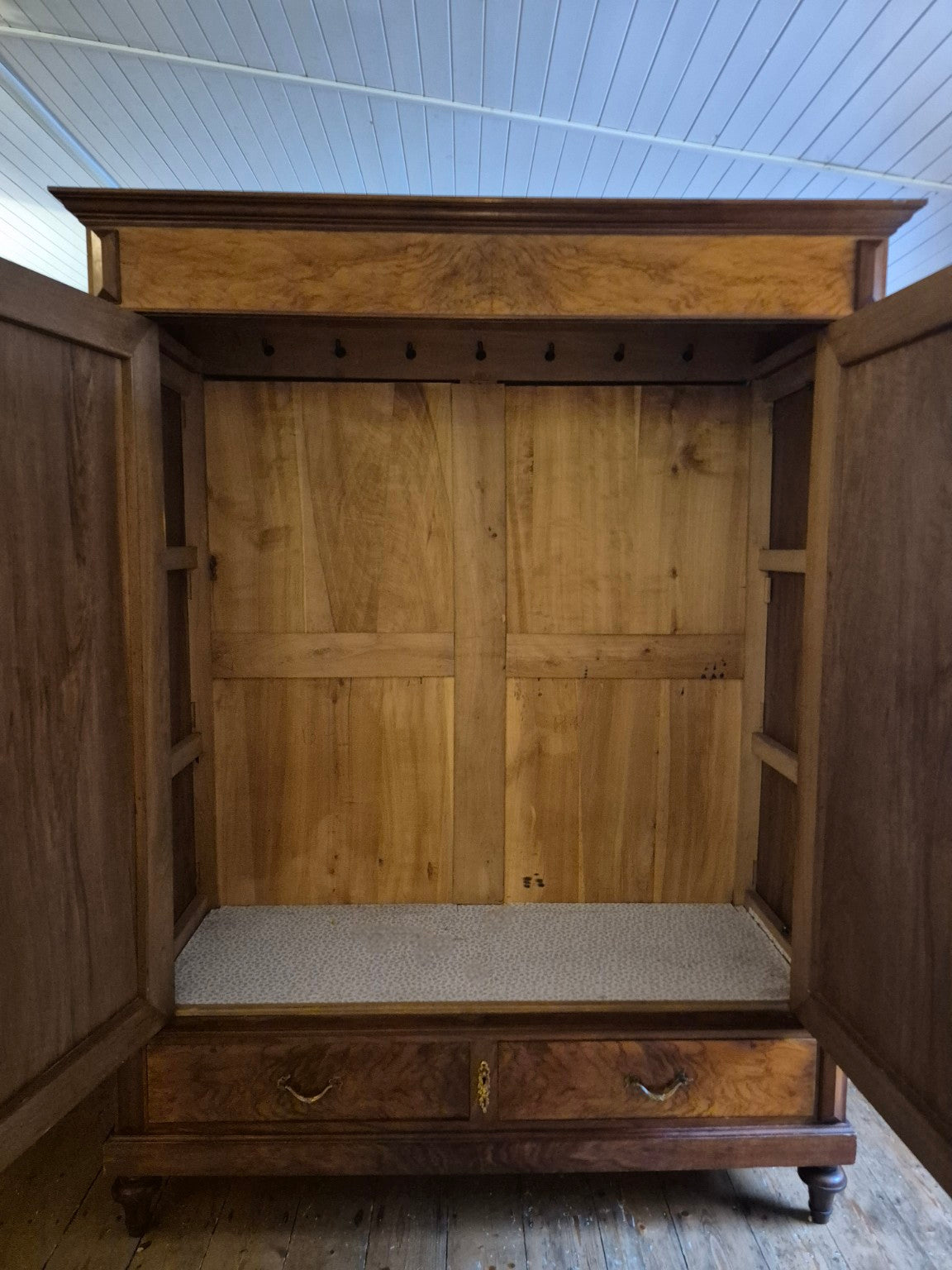 Early 1900's French Walnut Armoire