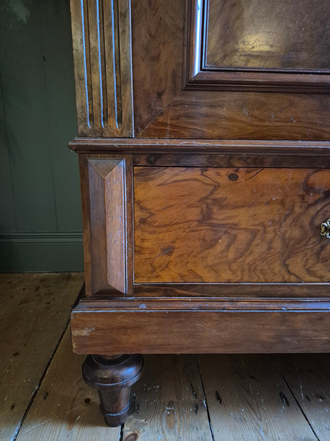 Early 1900's French Walnut Armoire