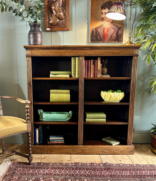 Edwardian Oak Bookcase