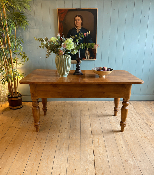 Victorian Pine Work Table