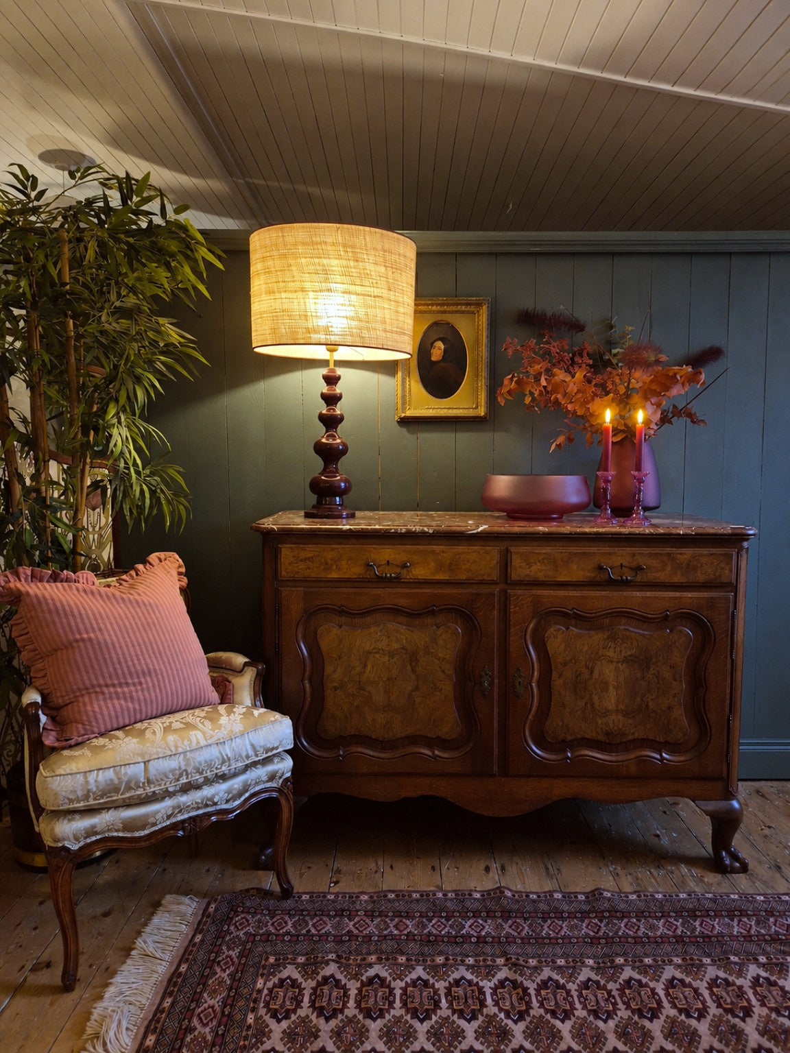 Antique French Walnut Sideboard