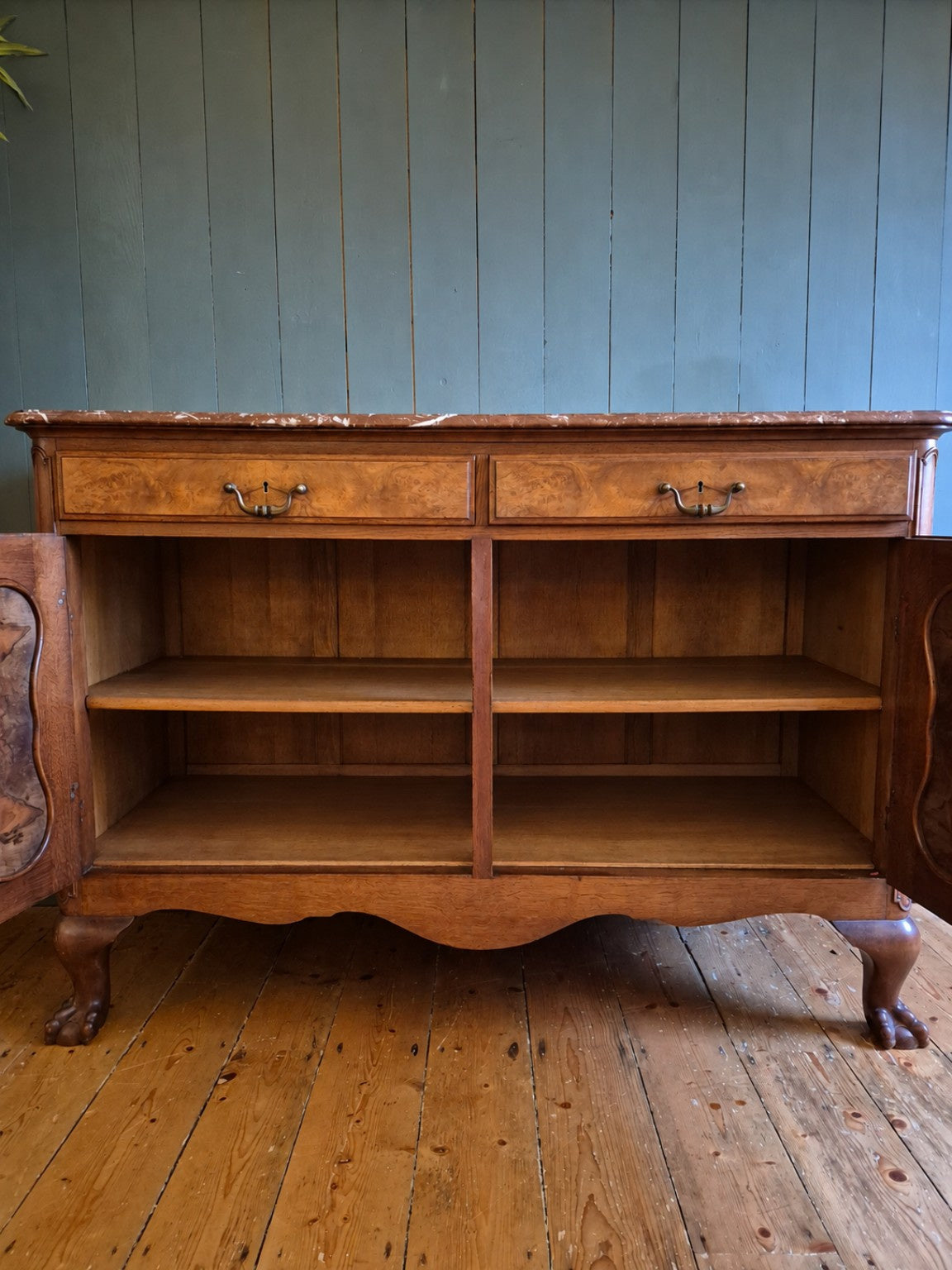 Antique French Walnut Sideboard