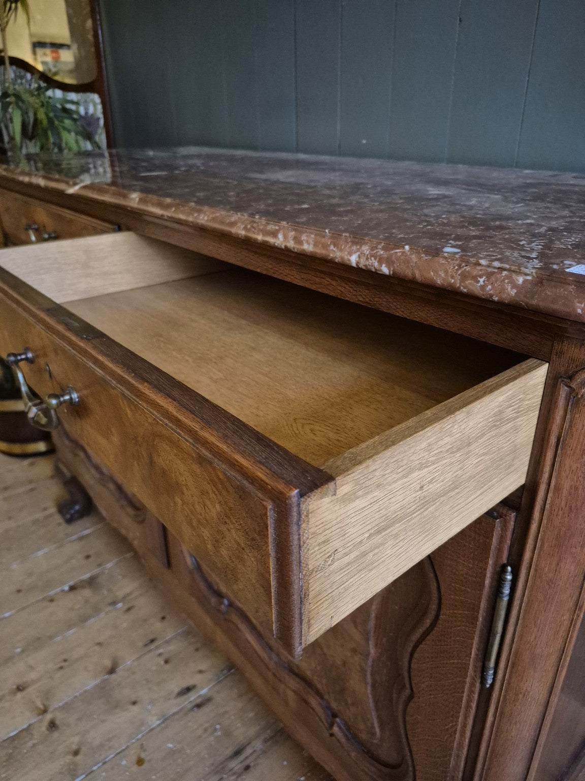 Antique French Walnut Sideboard