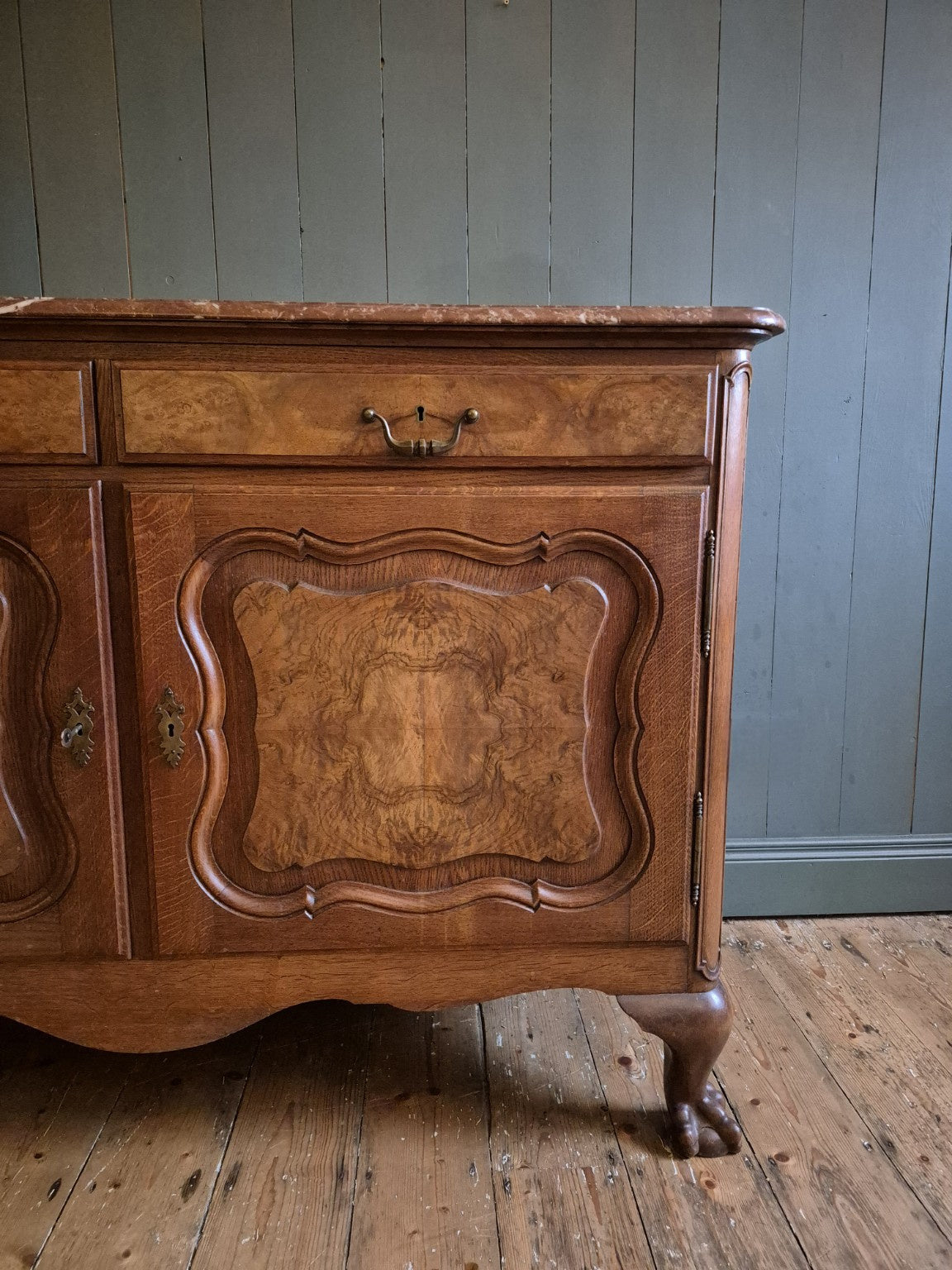 Antique French Walnut Sideboard