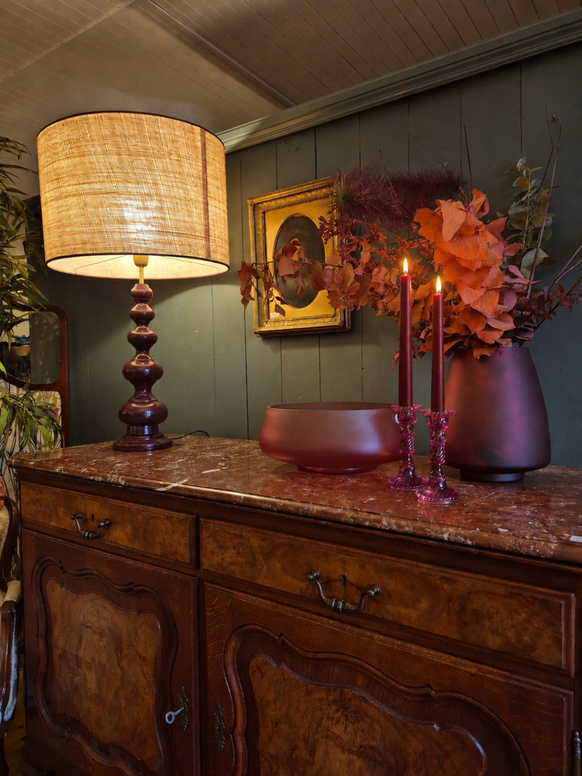 Antique French Walnut Sideboard