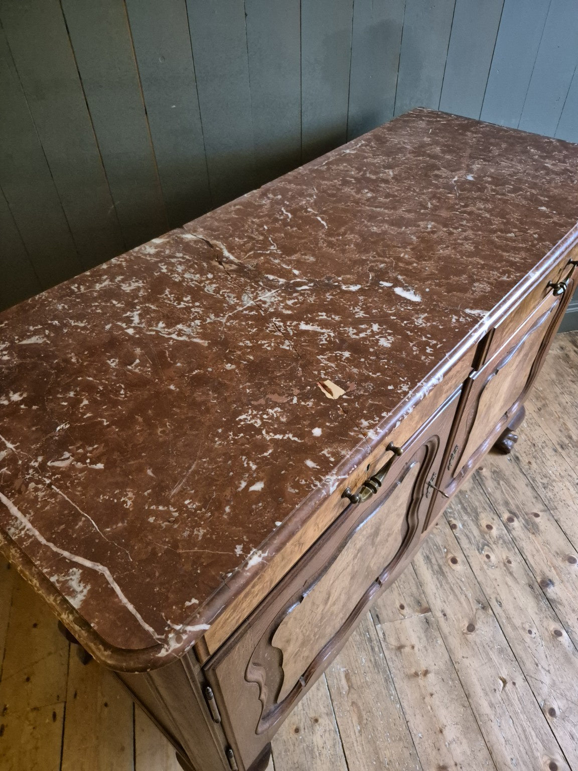 Antique French Walnut Sideboard