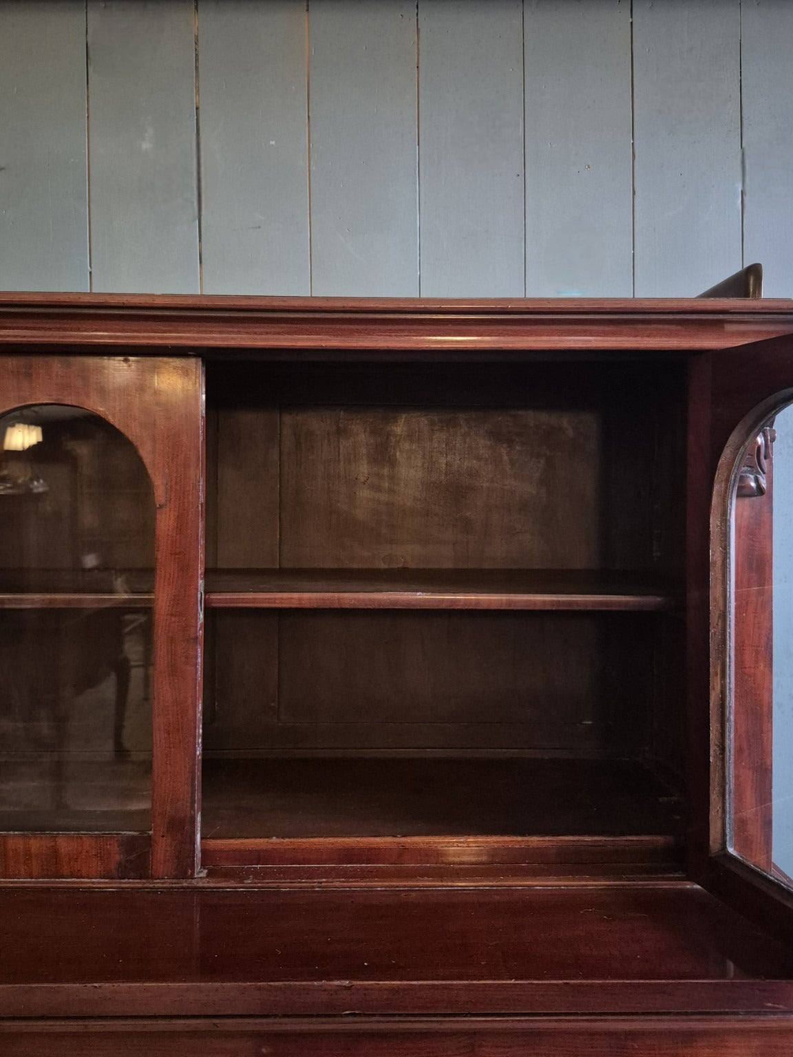 Victorian Mahogany Glazed Chiffonier