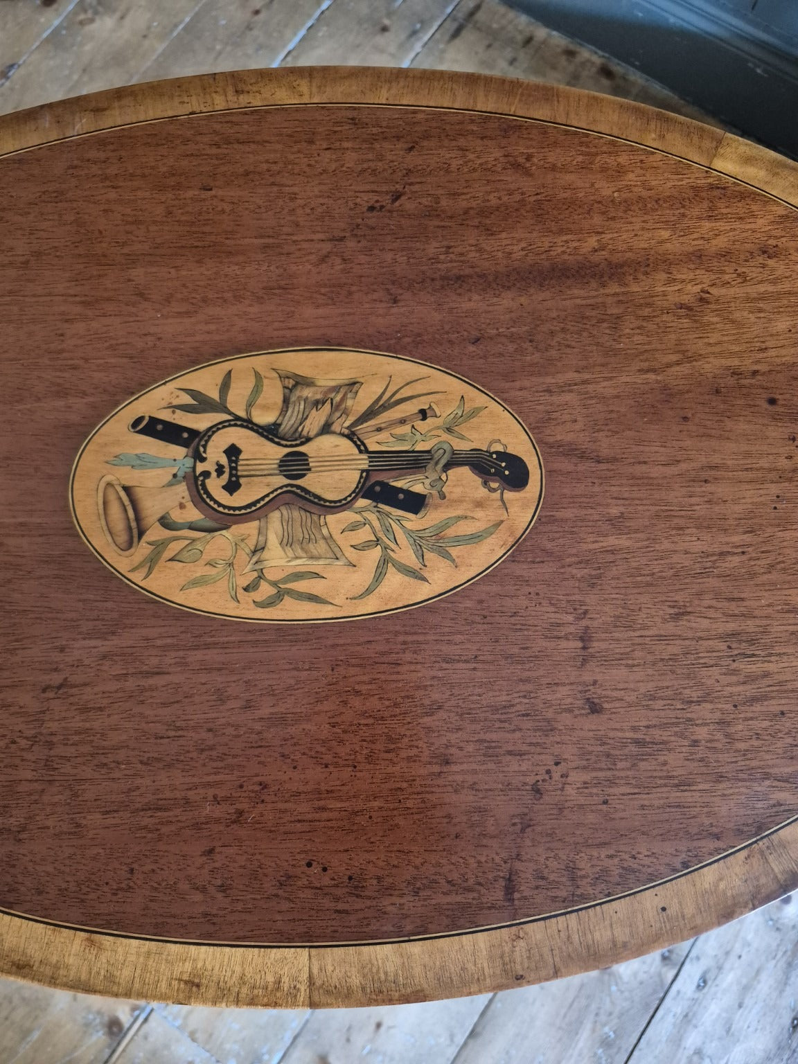 Pair of Edwardian Sheraton Style Tables