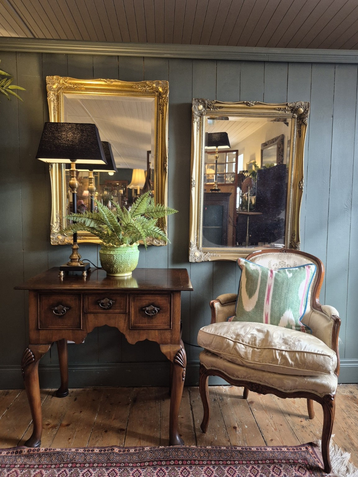 Pair Of Vintage Gilt Mirrors