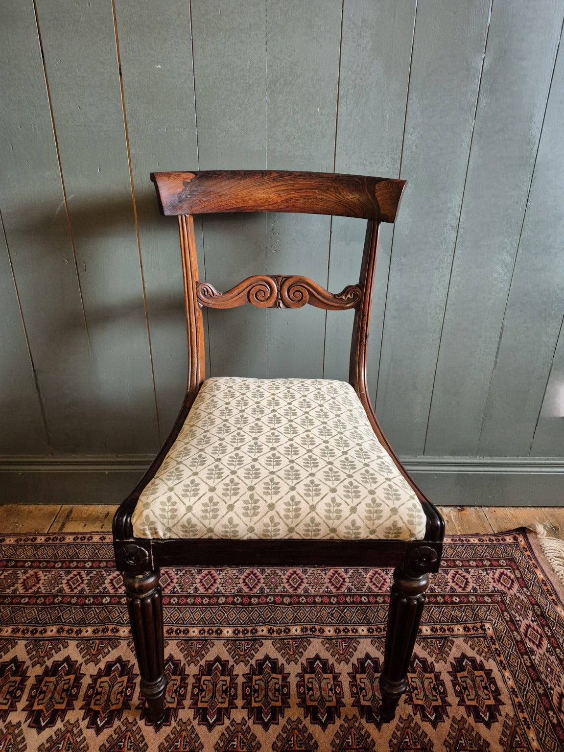 Set of Six Regency Dining Chairs