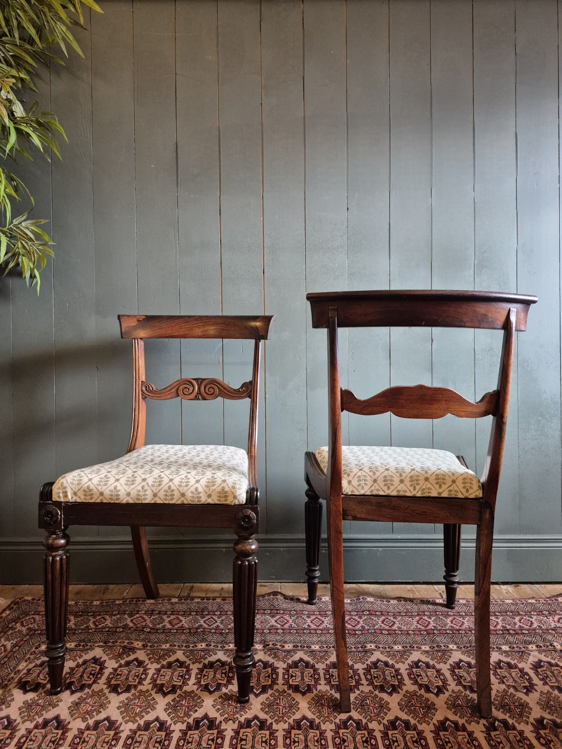 Set of Six Regency Dining Chairs