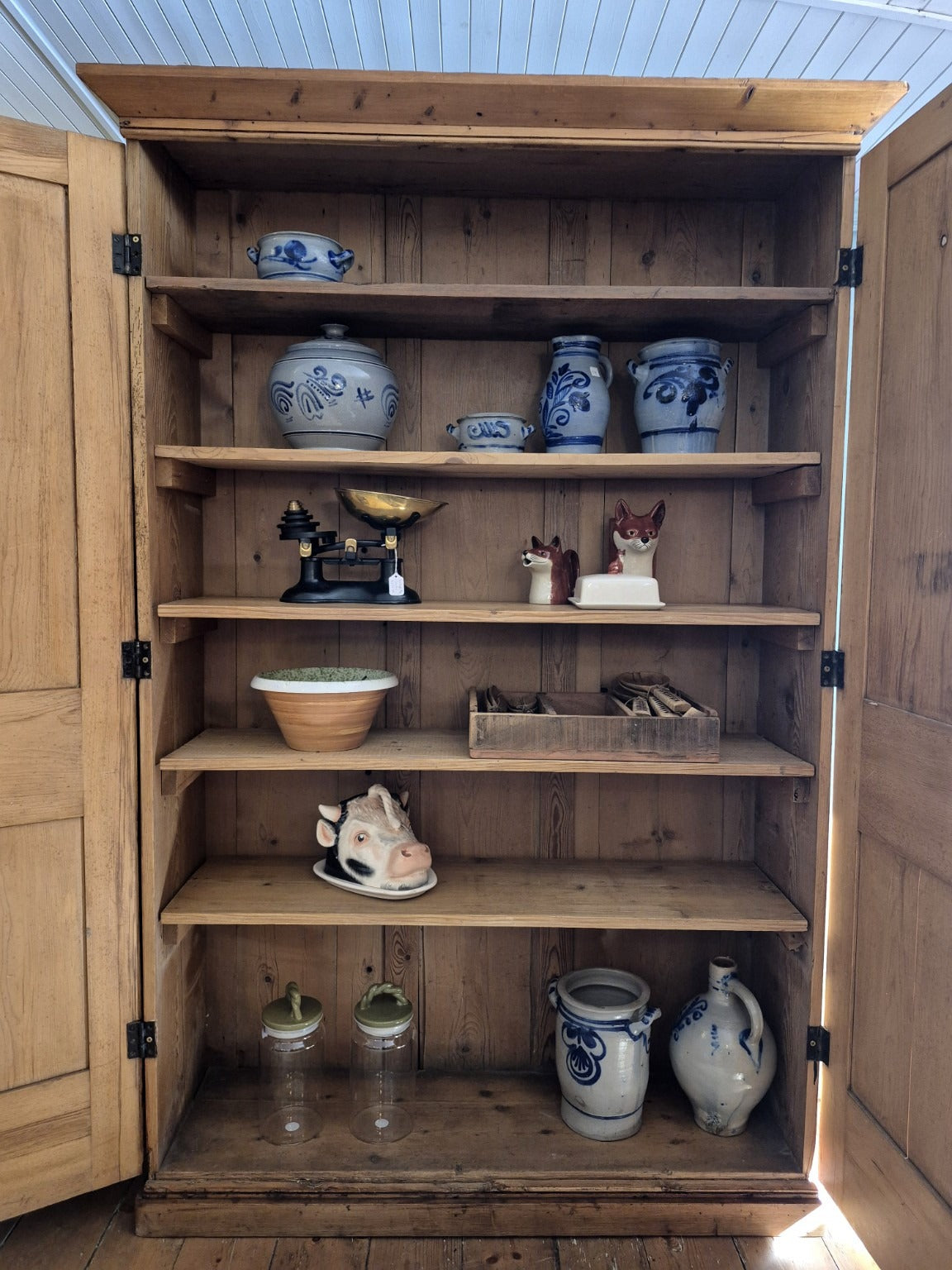 Victorian Pine House Keepers Cupboard