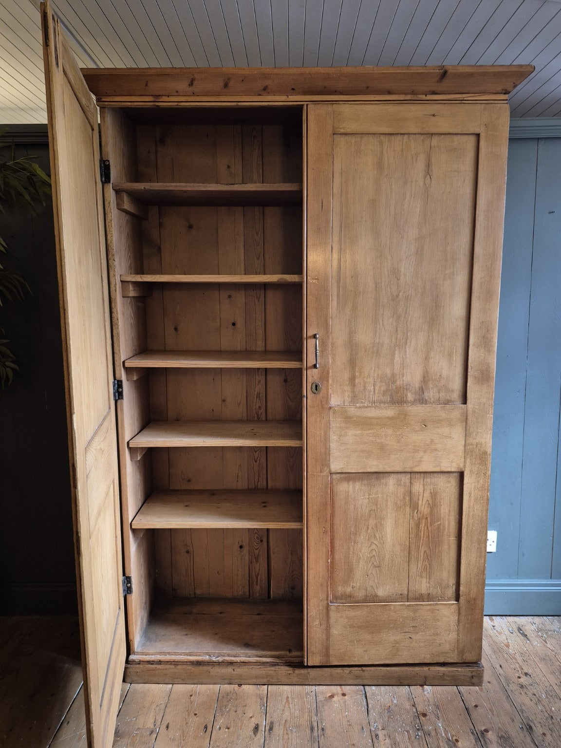 Victorian Pine House Keepers Cupboard