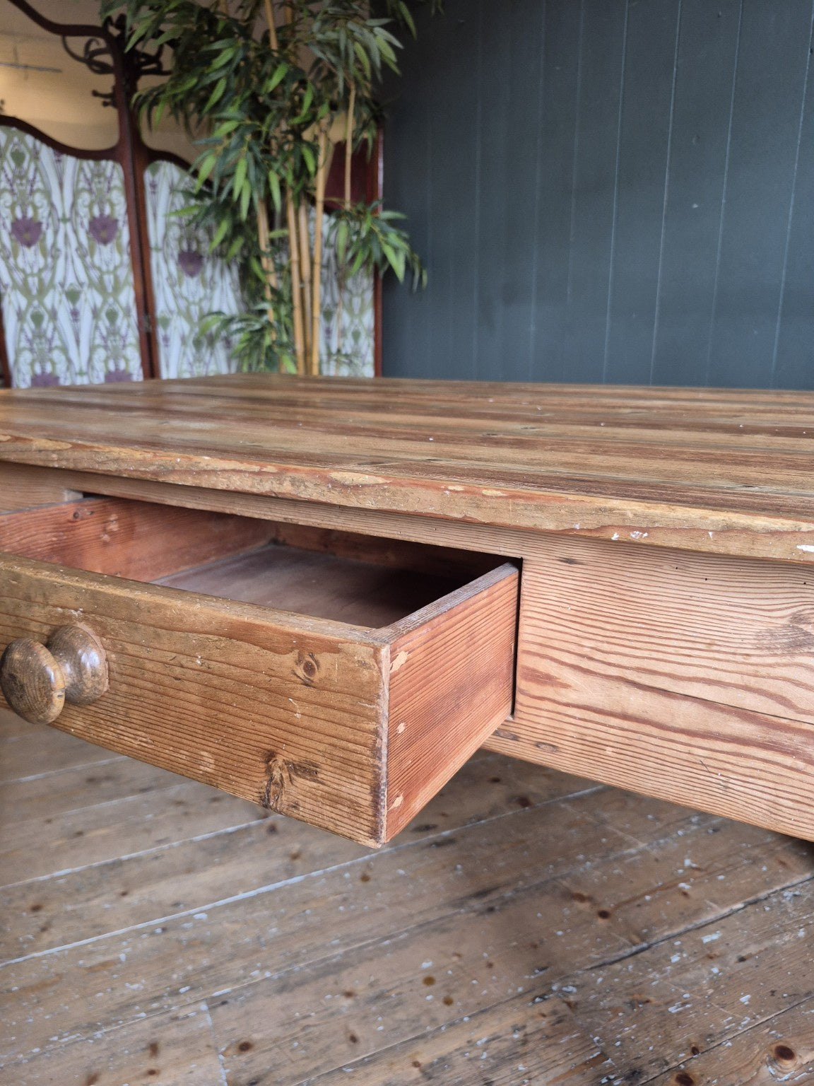 Victorian Pine Scrub Table