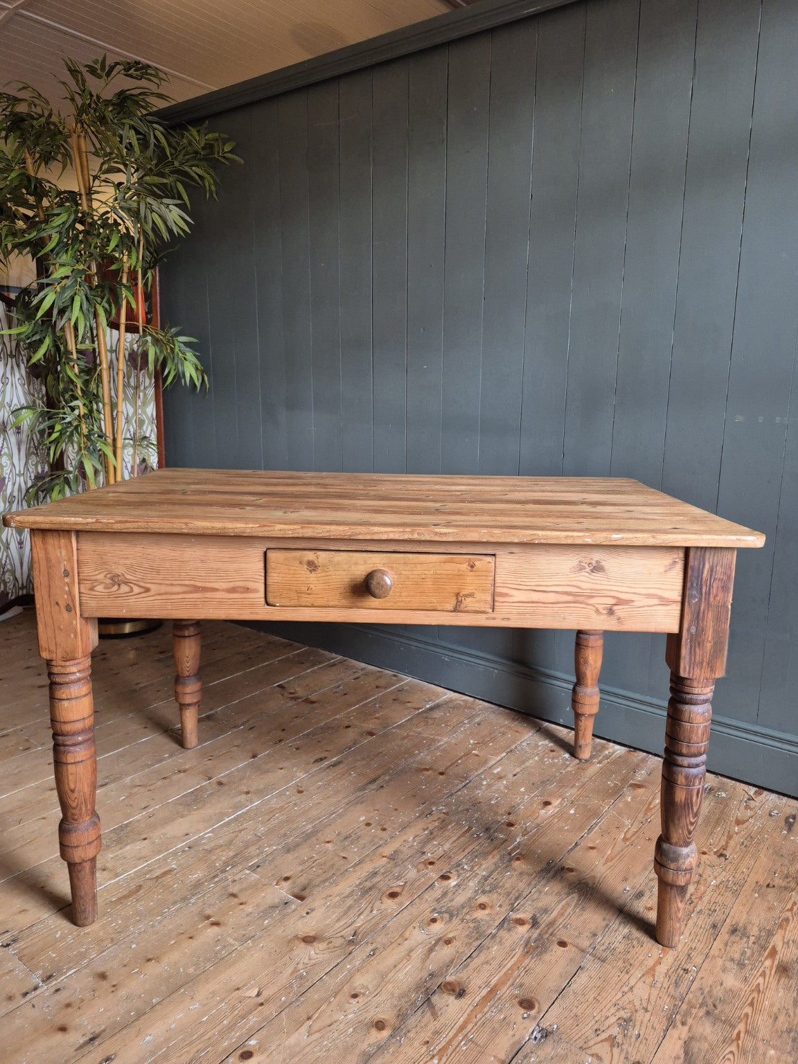 Victorian Pine Scrub Table