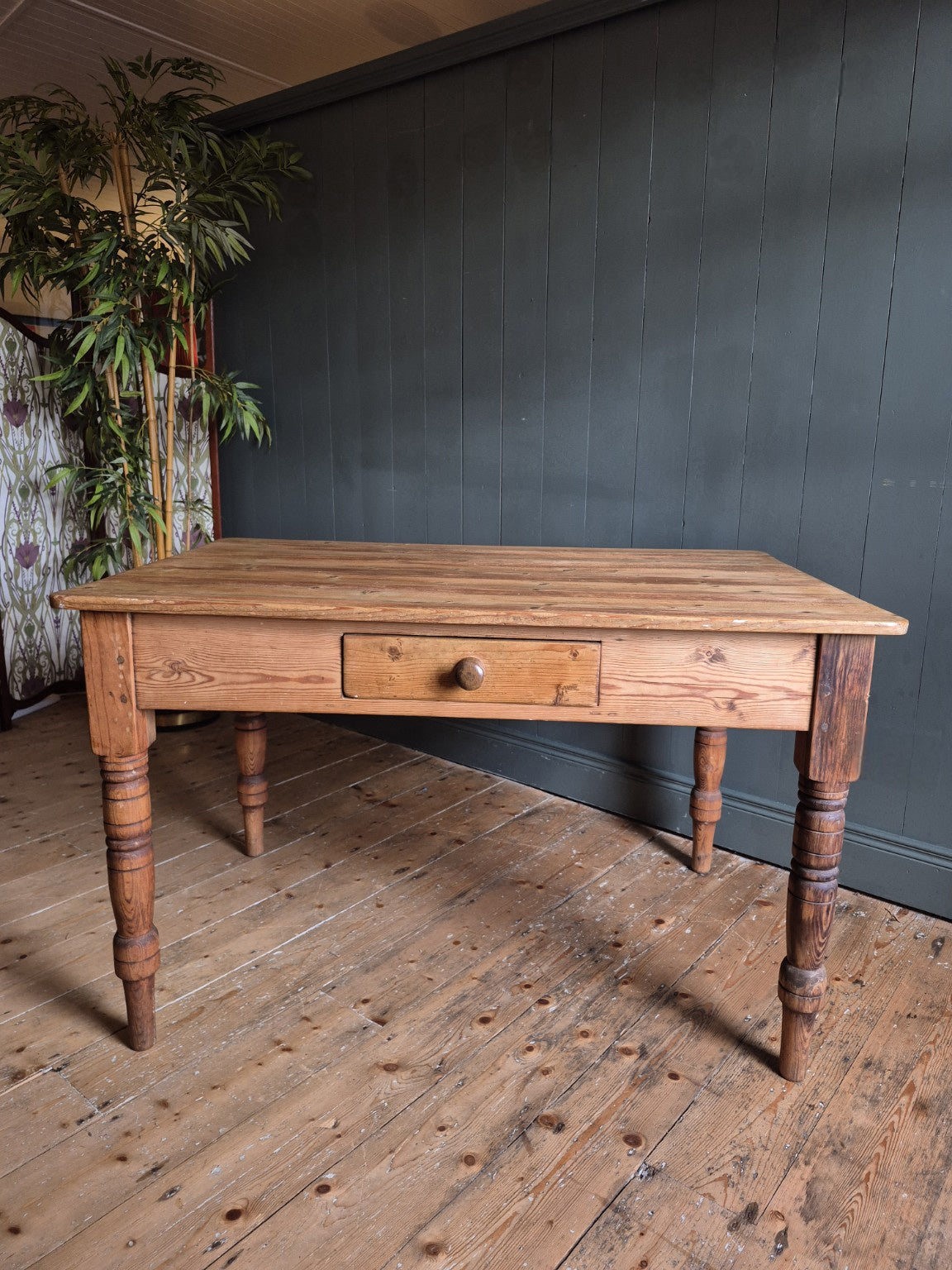 Victorian Pine Scrub Table