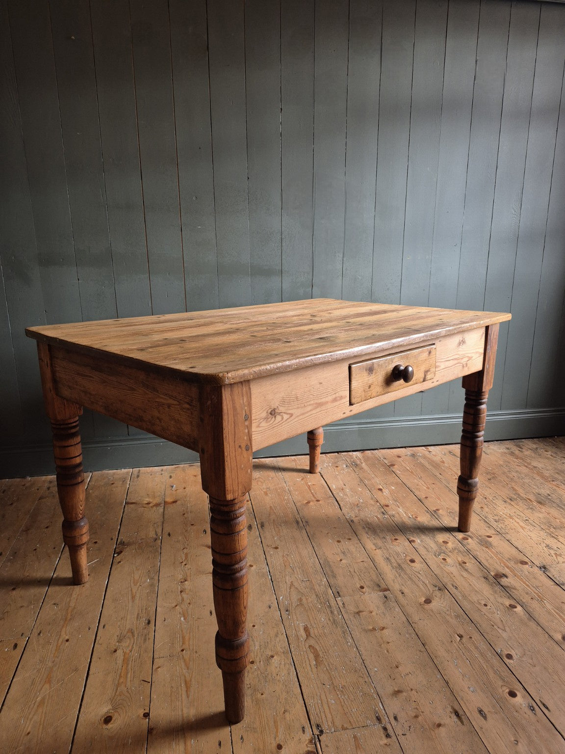 Victorian Pine Scrub Table