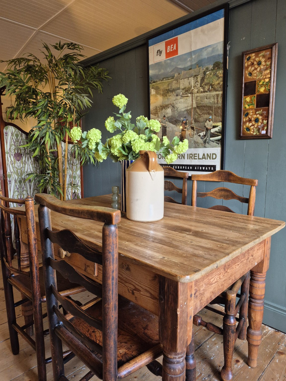 Victorian Pine Scrub Table