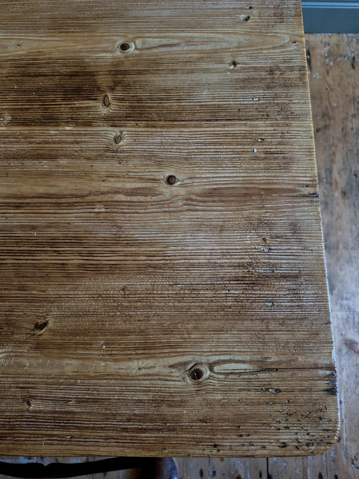 Victorian Pine Scrub Table