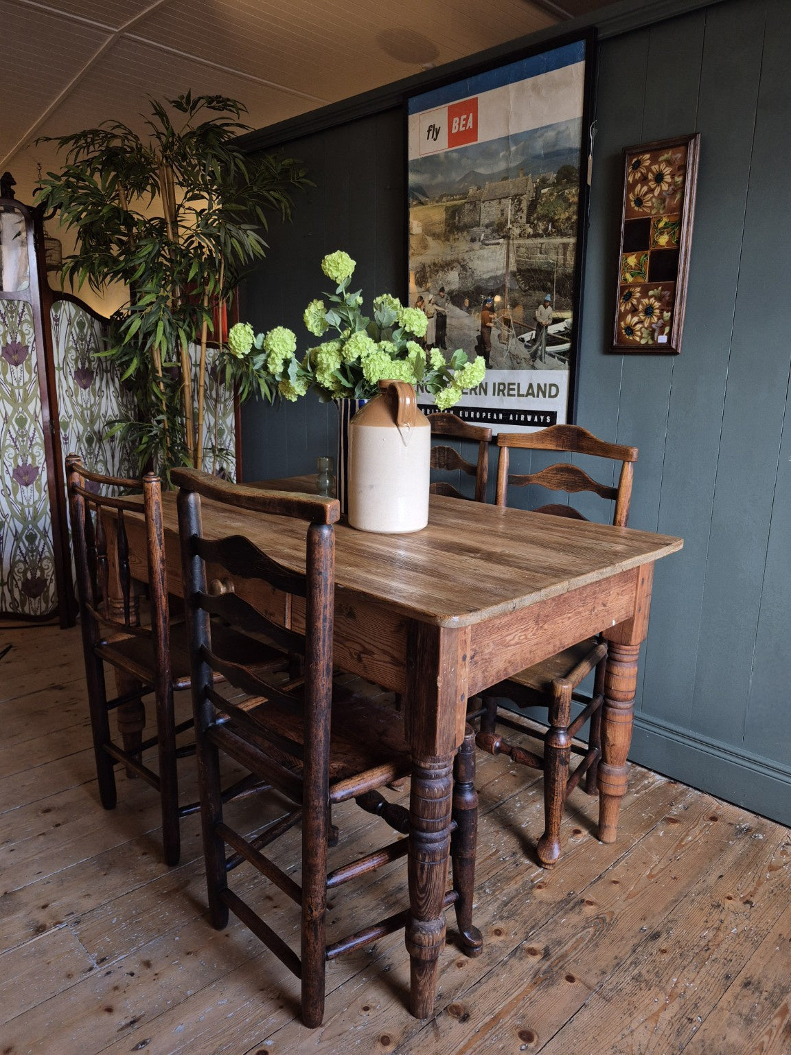 Victorian Pine Scrub Table
