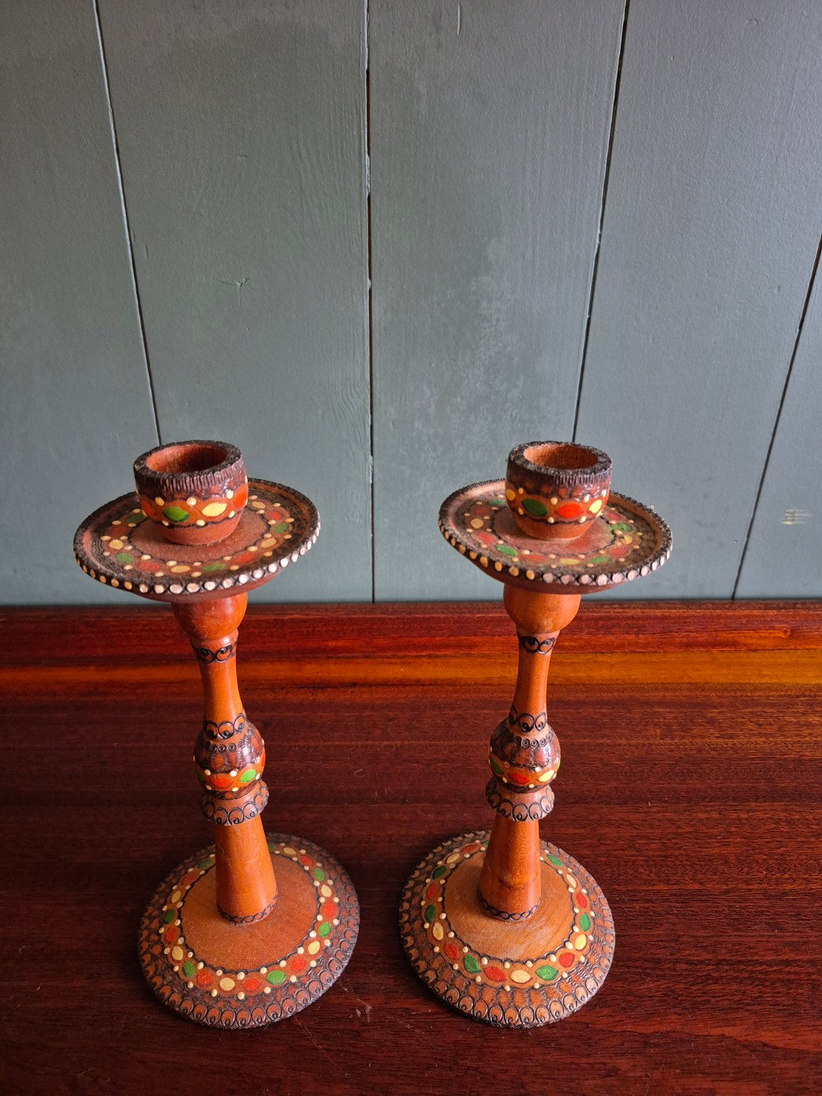 Vintage German Candleholders