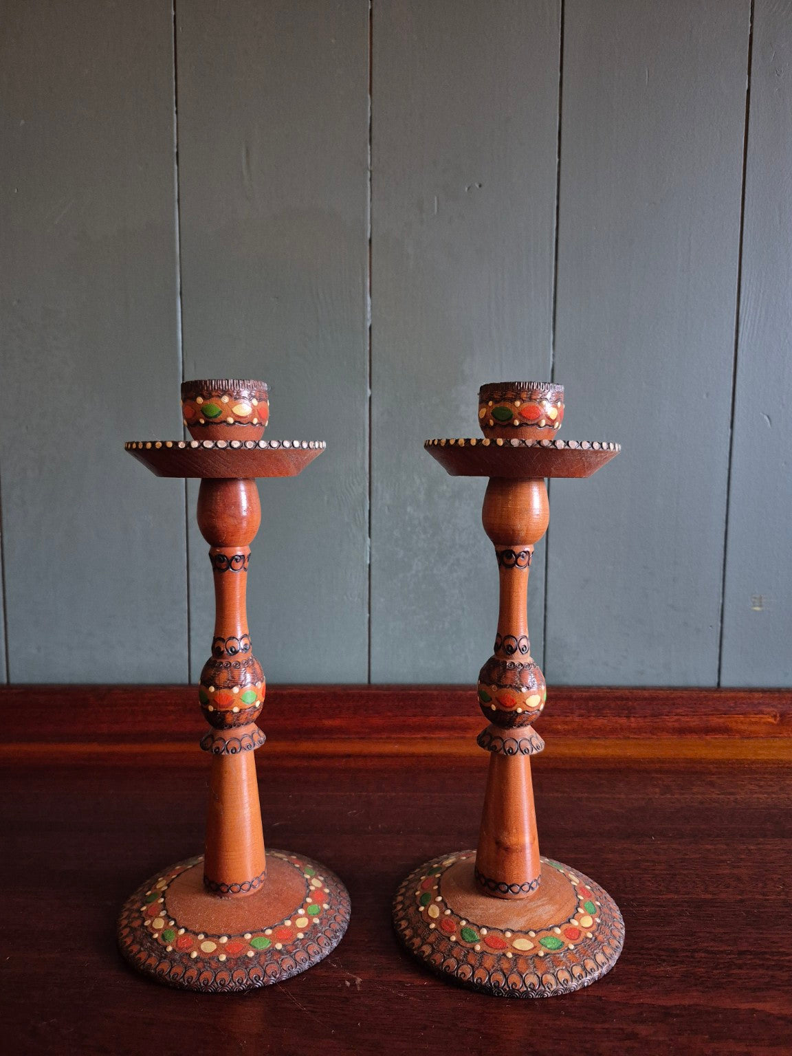 Vintage German Candleholders