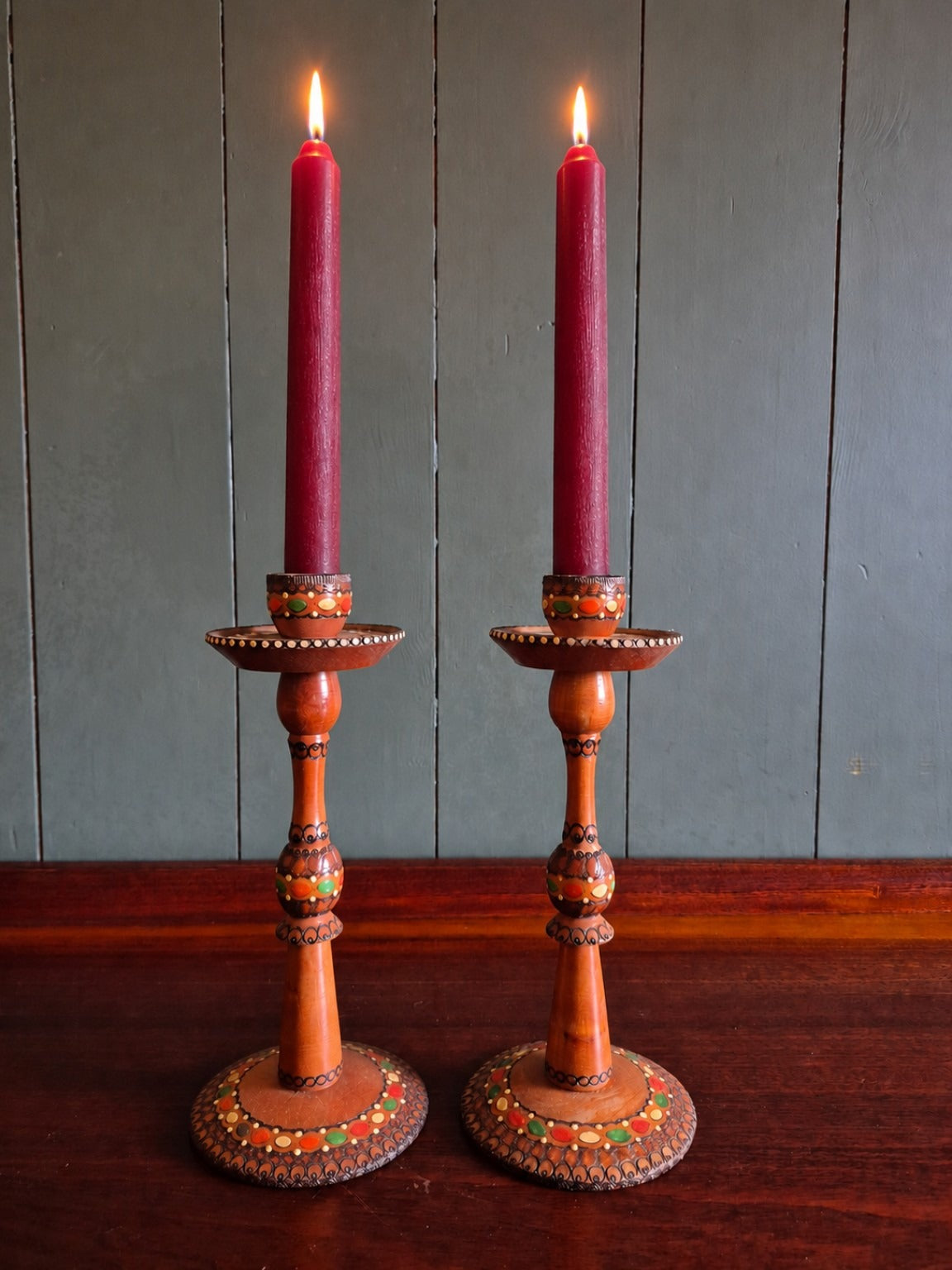Vintage German Candleholders