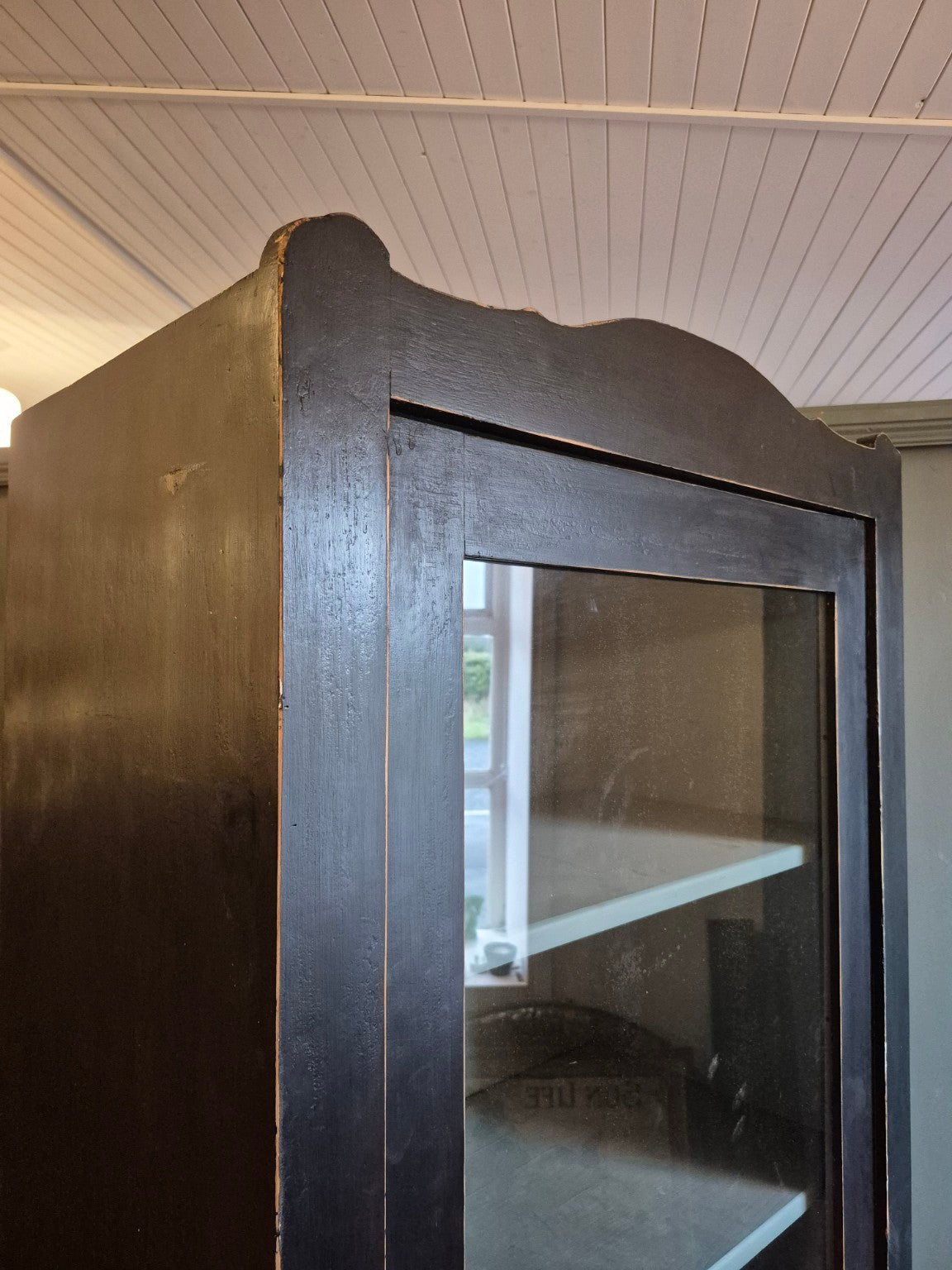 Vintage French Glazed Cabinet