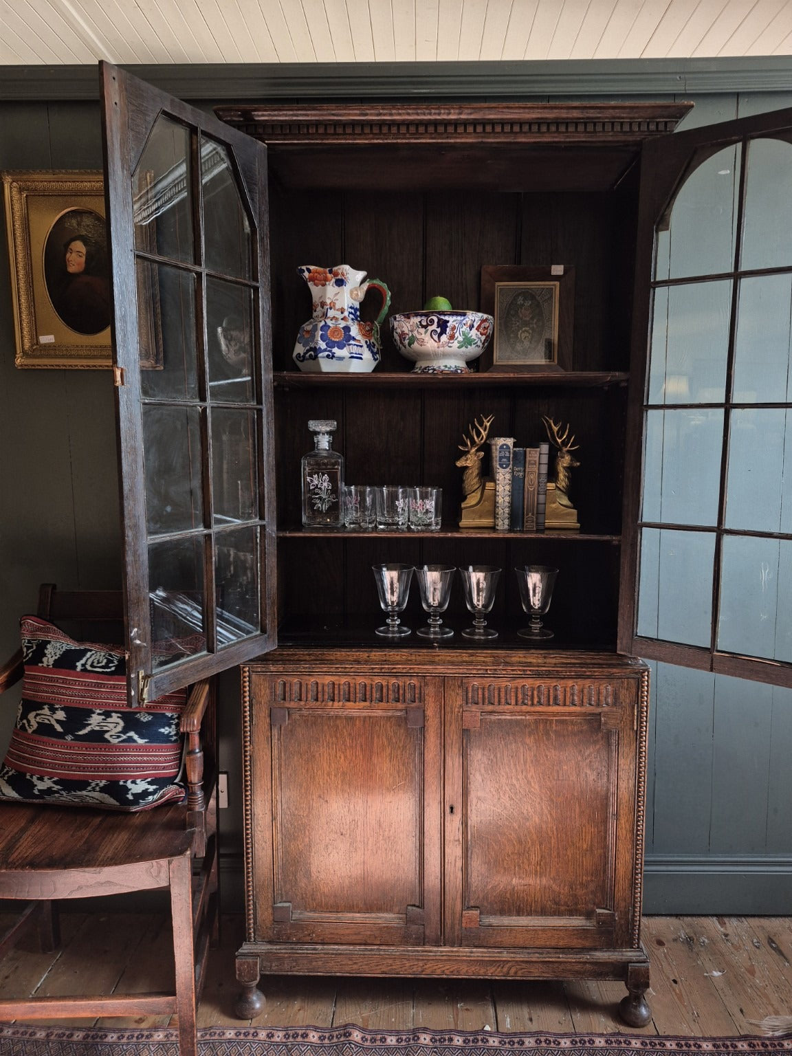 Vintage Oak Cabinet