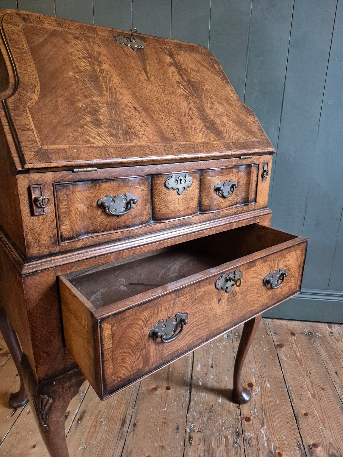 Vintage Walnut Bureau