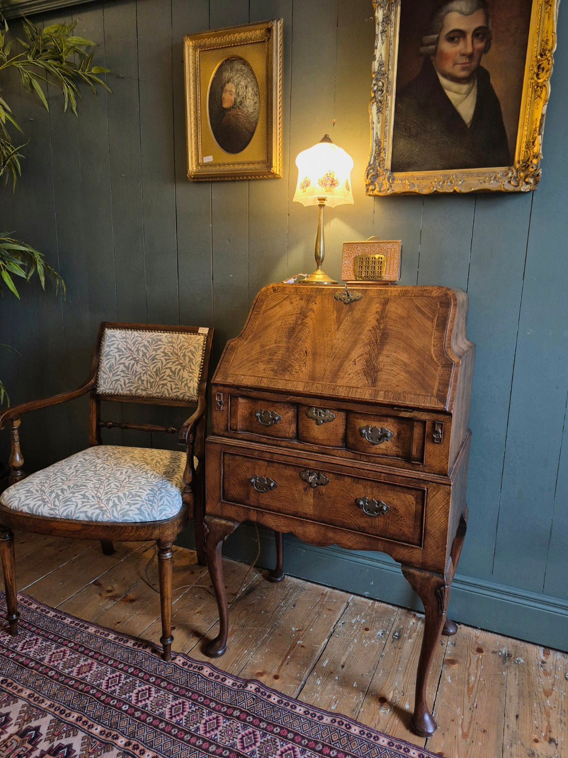 Vintage Walnut Bureau